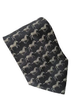 Into Africa Zebra Animal Print Necktie